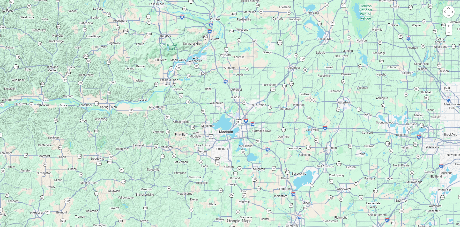 Service Area Map